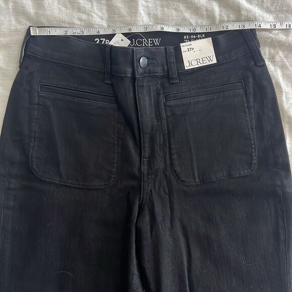 Women's Black Flare Jeans - Picture 5 of 9